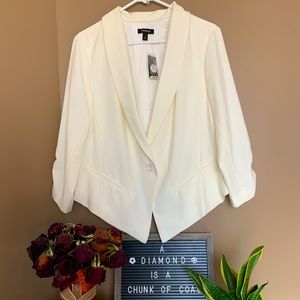 Torrid white blazer
